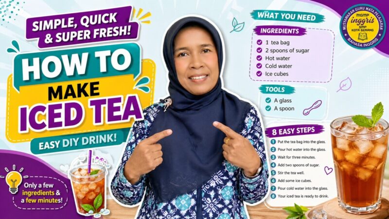 You only need a few simple ingredients and a few minutes to make it. Let’s learn how to make delicious iced tea at home!