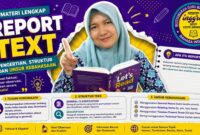 Report Text adalah dokumen tertulis yang menyajikan informasi tentang sesuatu (bisa berupa hewan, tumbuhan, benda, atau fenomena alam/sosial) apa adanya secara faktual, sebagai hasil dari observasi dan analisis sistematis.