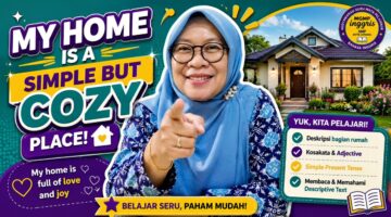 Teks “My Home Sweet Home” merupakan materi yang tepat untuk melatih kemampuan bahasa Inggris dan kepercayaan diri siswa kelas 7 SMP.