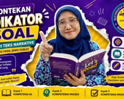Fabel (Fable): Cerita tentang binatang yang berperilaku seperti manusia dan mengandung pesan moral Indikator Soal Fable